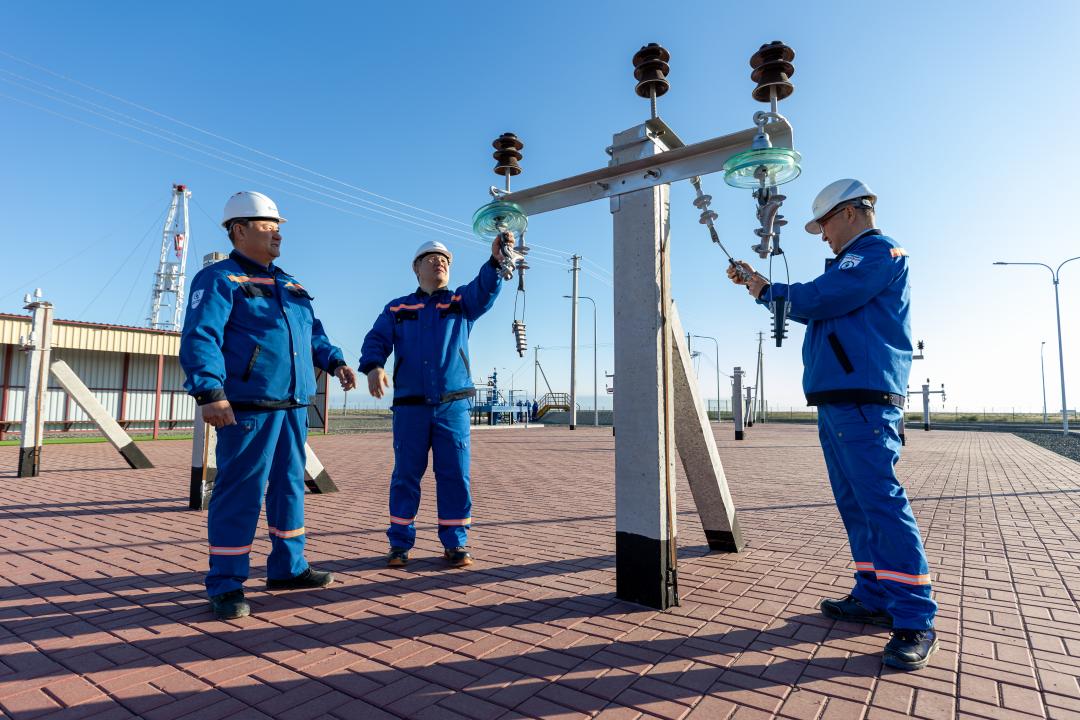 Учебная площадка на полигоне Атырауского университета нефти и газа