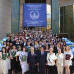 Выпускники Казахстанского филиала МГУ имени М.В. Ломоносова на юбилейном выпуске в Астане