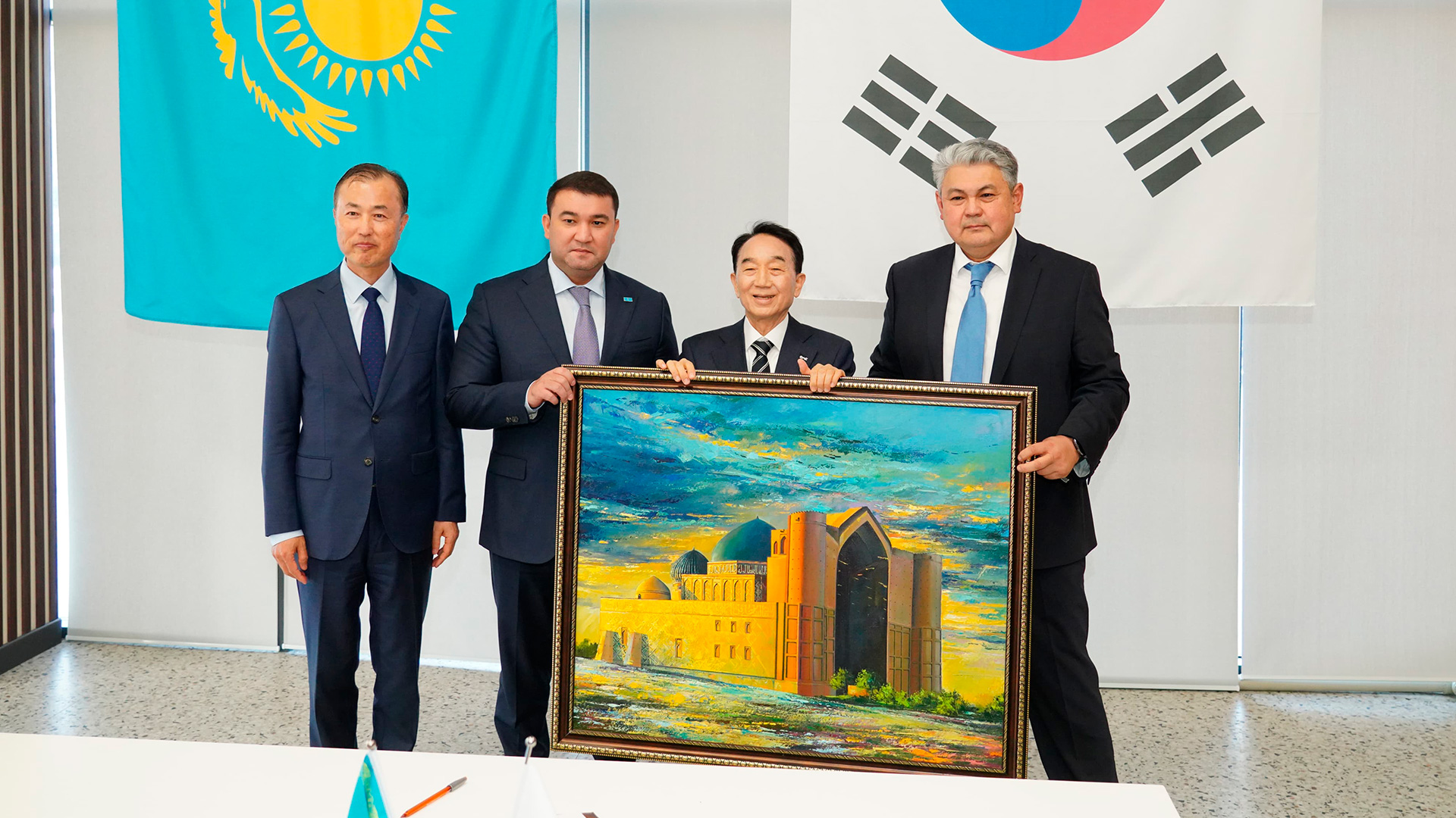 Церемония открытия Woosong University Kazakhstan в Туркестане, 25 сентября 2025 года