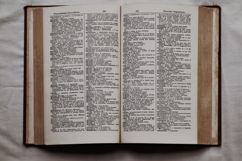 Открытый англо-испанский словарь со статьями и переводами слов